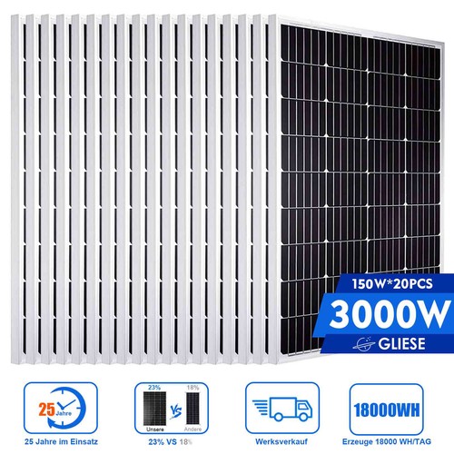3000w solarmodul solarpanel - 3000w,