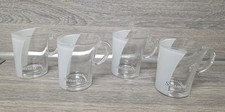❤️ 4x Senseo Tasse * halb weiß satiniert * Glas * Kaffeetasse❤️