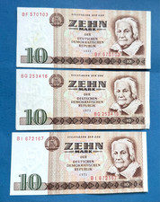 DDR 10 Mark Schein Geldschein