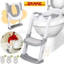 Toilettentrainer Toilettenaufsatz WC Sitz Toilettensitz mit Treppe für Kinder.