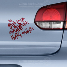 Schriftzug hahaha joker 14cm - schriftzug,