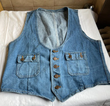 Jeansjacke ärmellos Größe M-L - 70-er Jahre