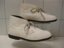Clarks Originals Desert Boot 5 38 Weiß Ponyhaar Stiefelette Damen UVP 110£ US7,5