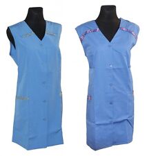 7/8 Kasack Schwesternkasack Damenkasack ohne Arm blau