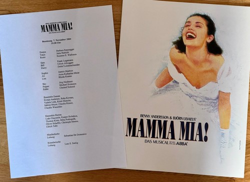 Programmheft musical mamma mia - programmheft,