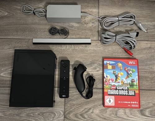 Nintendo wii schwarz - schwarz, +