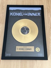 Bushido König für Immer - Goldene Schallplatte mit Druckfehler