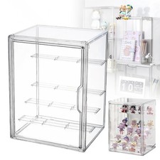 Acryl Vitrine mit 4 Ebenen Staubdichte Schaukasten Organizer-Box für Mini Figure