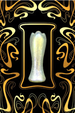 Joh. Loetz Witwe Delphi PN I-3650 Irisierende Jugendstil Glasvase 20CM um 1899