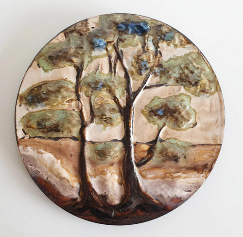 Ruscha wandbild keramik - wandbild,