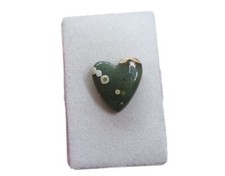 Ozean Jaspis Herz Cabochon 19x17,5 mm 13 ct. Nr. U31244