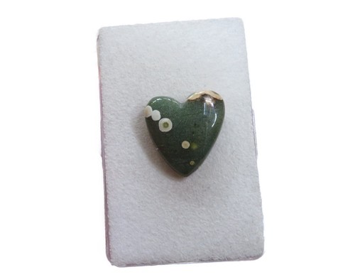 Ozean jaspis herz cabochon - jaspis,