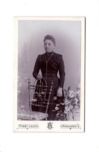 Cdv foto damenportrait - foto, feine
