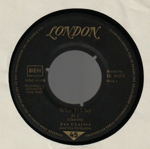1959 ray charles and - ♫, 7"