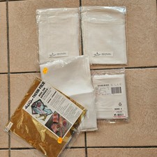 5 Große  Seidenschals und 1 x Therm-Folie Unbenutzt in Folie