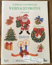 Kreuzstich Anleitungsbuch - Einfache Weihnachtsmotive