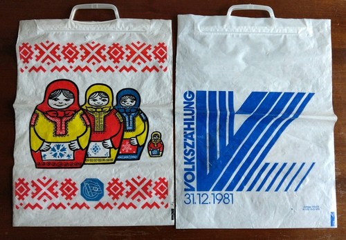 Ddr plastik tüte - ddr, beutel