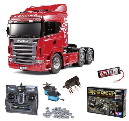 Tamiya scania r620 achs 6x4 - 3-achs,