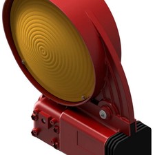 Bakenleuchte für Baustellenabsicherung Doppelseitig Rot
