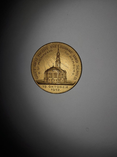 Bronze medaille 1912 - bronze,