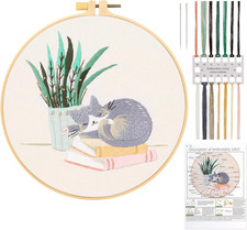 Katze Stickerei Starter Kit