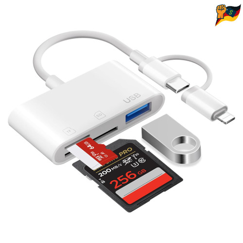 Kartenleser lightning usb c - kartenleser,