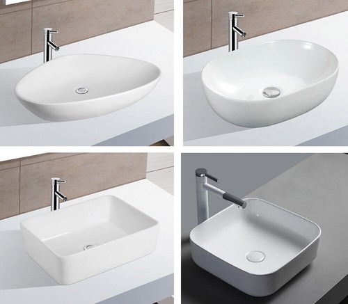 Aufsatzwaschbecken eckig oval