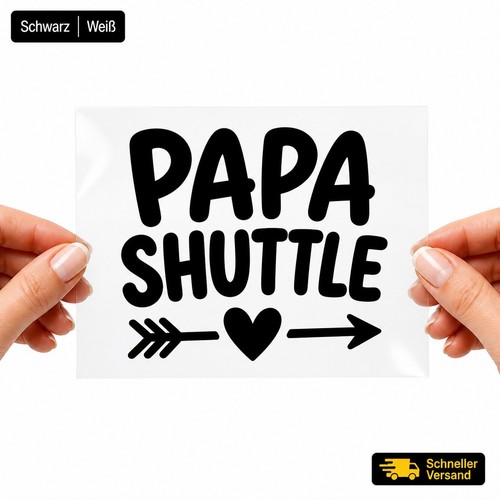 Autoaufkleber papa shuttle - papa,