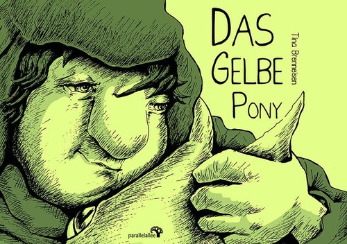 Das gelbe pony brenneisen - pony,