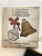 Sizzix Stanzset für Weihnachten, Christmas Bells  von Tim Holtz / gebraucht