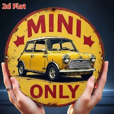 Blechschild rund Mini Only