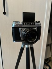 DDR Pentacon Spiegelreflexkamera Exa 1b mit Zubehör im Konvolut.