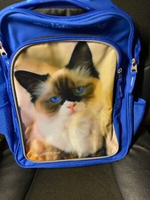Rucksack Katze   Schulrucksack  my little Friend  Cat 13-A852 blau