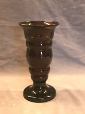 ART DECO GLASVASE - VIOLETT