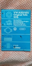 VW AUDI NSU Original Teile 1976 - VW K70 - Teilekatalog