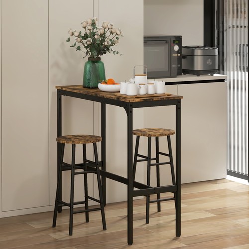 Homcom bartisch set - bartisch-set, 3tlg
