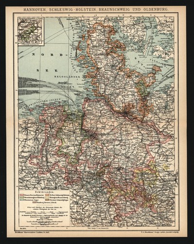 Landkarte anno 1904 - ,