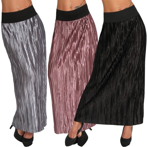 Rock damen maxi plissee - rock,