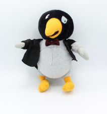 Tabaluga Pinguin James Stoff Plüschtier mit Etikett ca. 25 cm Vintage (1997)