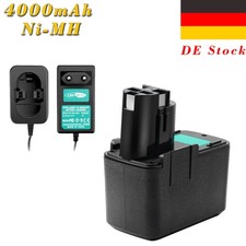 Für Bosch BAT011 2607335055 GBM GSB GSR PSR 12VES-2 12V 4.0Ah Ni-MH Akku/Ladeger