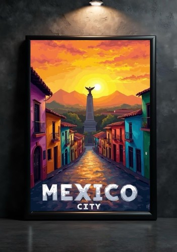 Mexiko poster leinwand - mexiko,