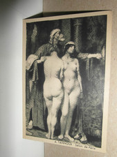 Künstler AK Salon de Paris  Mann,2 nackte Frauen usw. nicht gel.