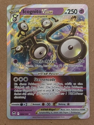 Pokemon icognito vstar - pokemon,