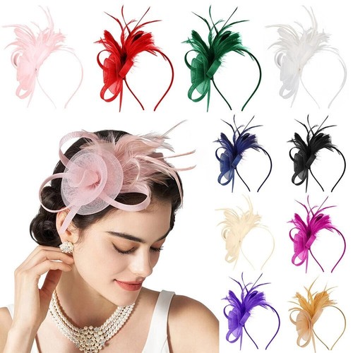Große blume feder haar - große, hut