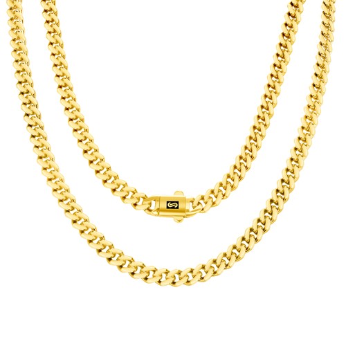 10k gelb gold miami cuban - gelb, 6mm
