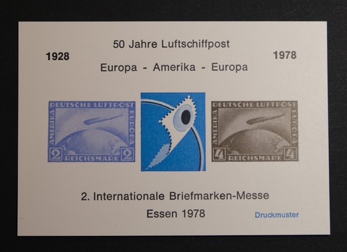 Deutsche luftpost zeppelin - luftpost,