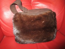 Nerz Pelz Muff -  Handtasche und Handwärmer