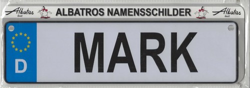 Albatros namensschild mark - albatros,