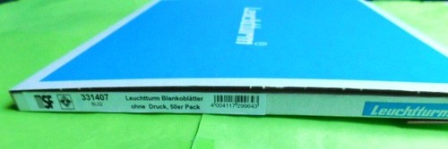 Leuchtturm blankoblätter - 50,