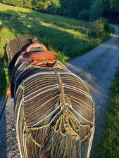 Fransen Ausreitdecke massiv